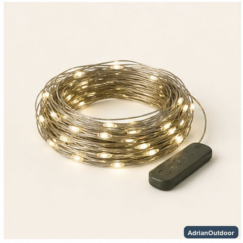 AdrianOutdoor Rechargeable Camping String Lights
