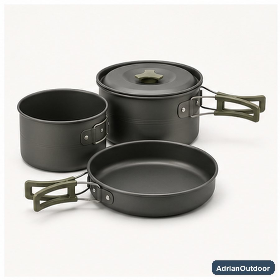 Camping Cookware Set 1 2 Person