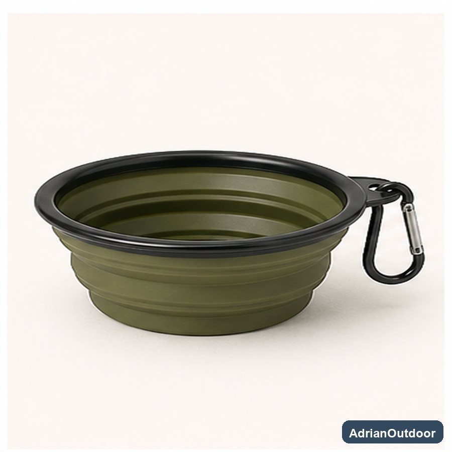 Portable Collapsible Dog Water Bowl