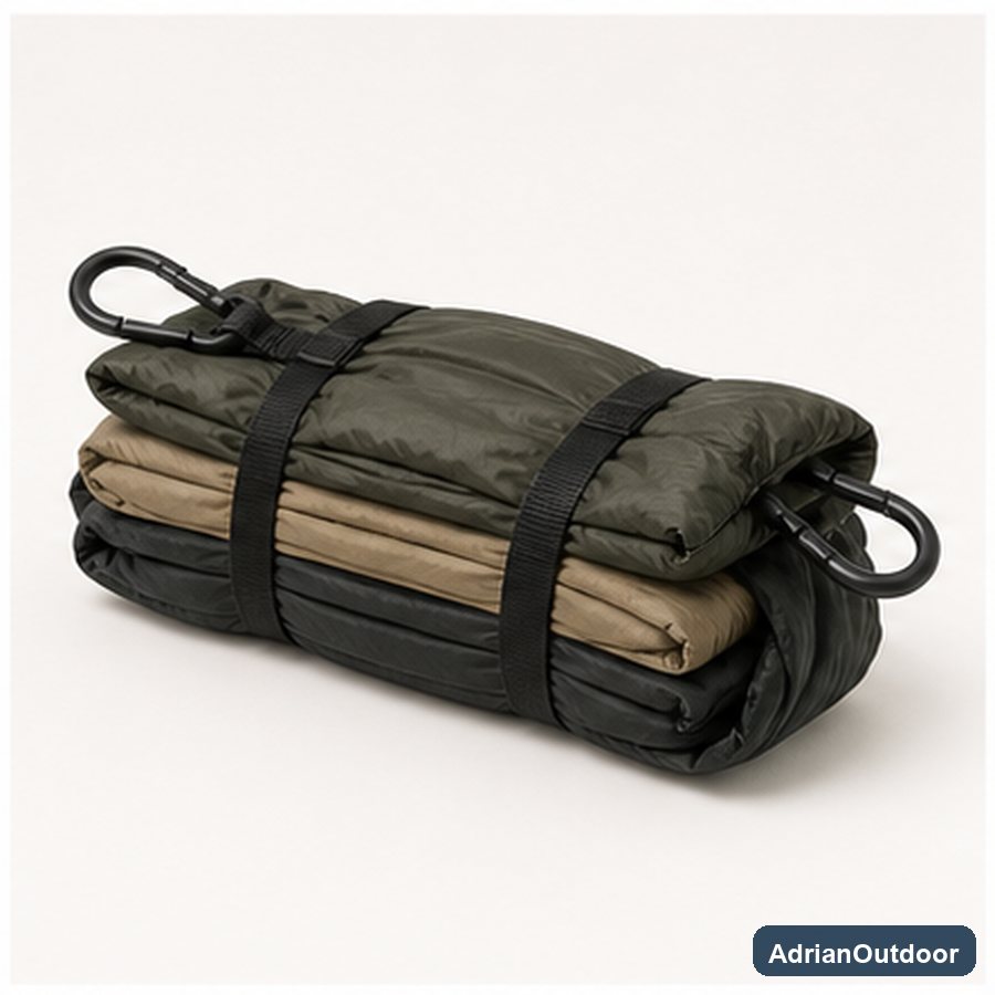 Double Parachute Camping Hammock