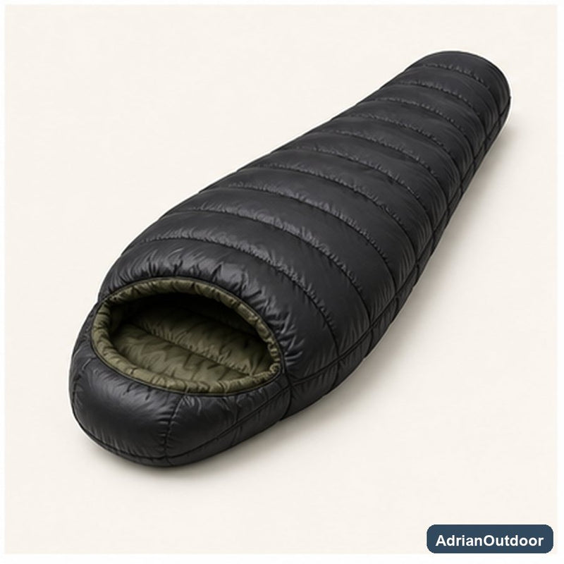 AdrianOutdoor Ultralight Down Mummy Sleeping Bag