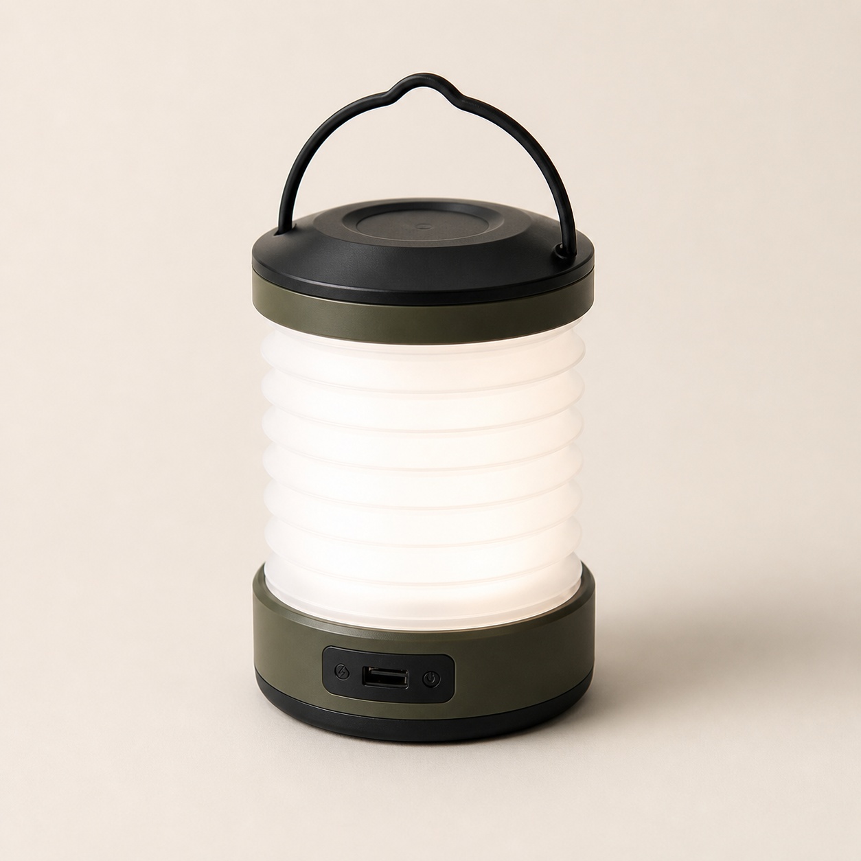 AdrianOutdoor Usb Rechargeable Collapsible Camping Lantern — view 2 of 6
