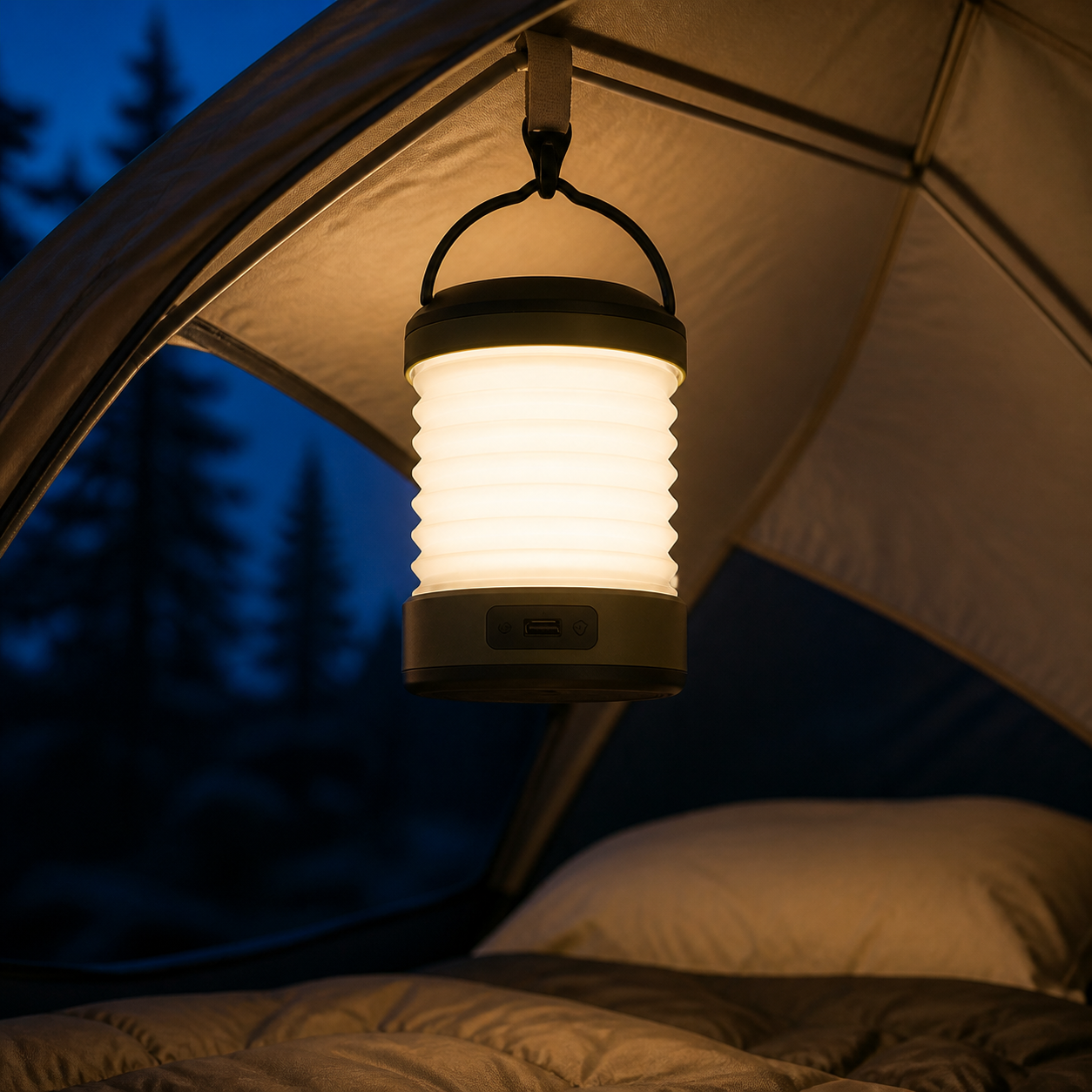 AdrianOutdoor Usb Rechargeable Collapsible Camping Lantern — view 6 of 6