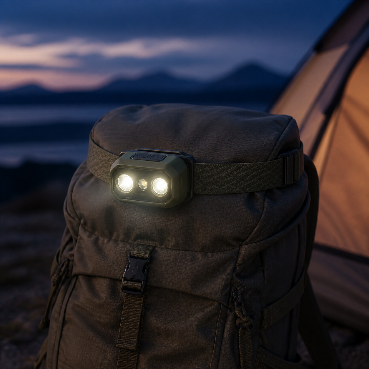 AdrianOutdoor Motion Sensor Rechargeable Headlamp — view 6 of 6