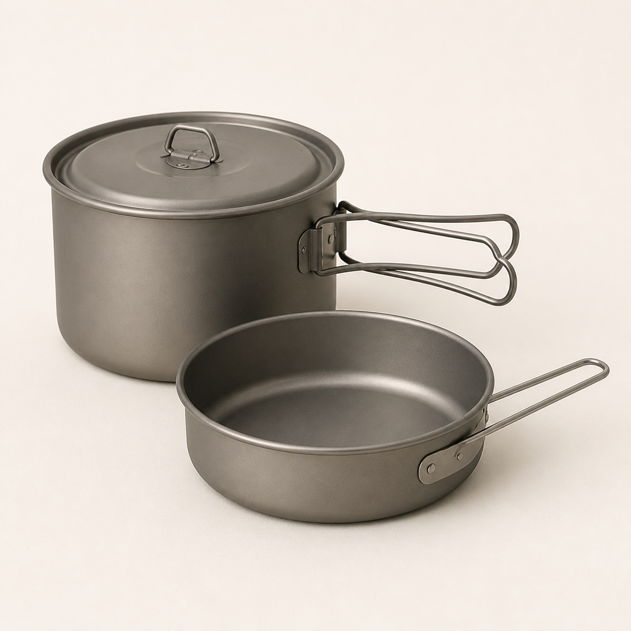 AdrianOutdoor Titanium Camping Cookware Set — view 3 of 6