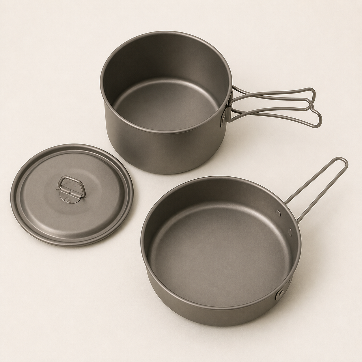 AdrianOutdoor Titanium Camping Cookware Set — view 4 of 6