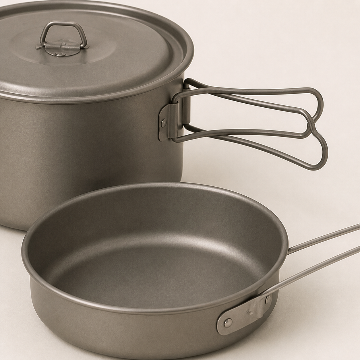 AdrianOutdoor Titanium Camping Cookware Set — view 5 of 6