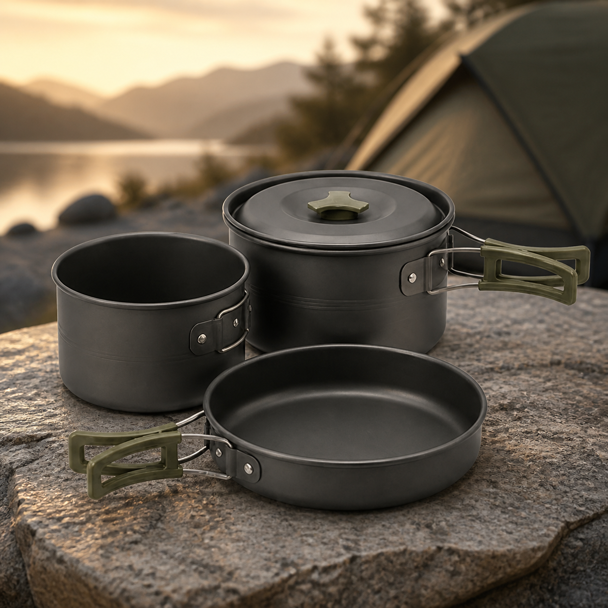 AdrianOutdoor Camping Cookware Set 1 2 Person — view 6 of 6