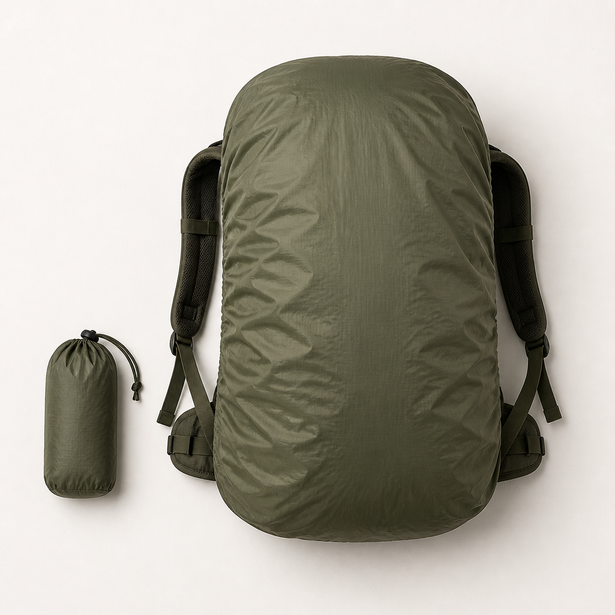 AdrianOutdoor Waterproof Hiking Backpack Rain Cover — view 4 of 6
