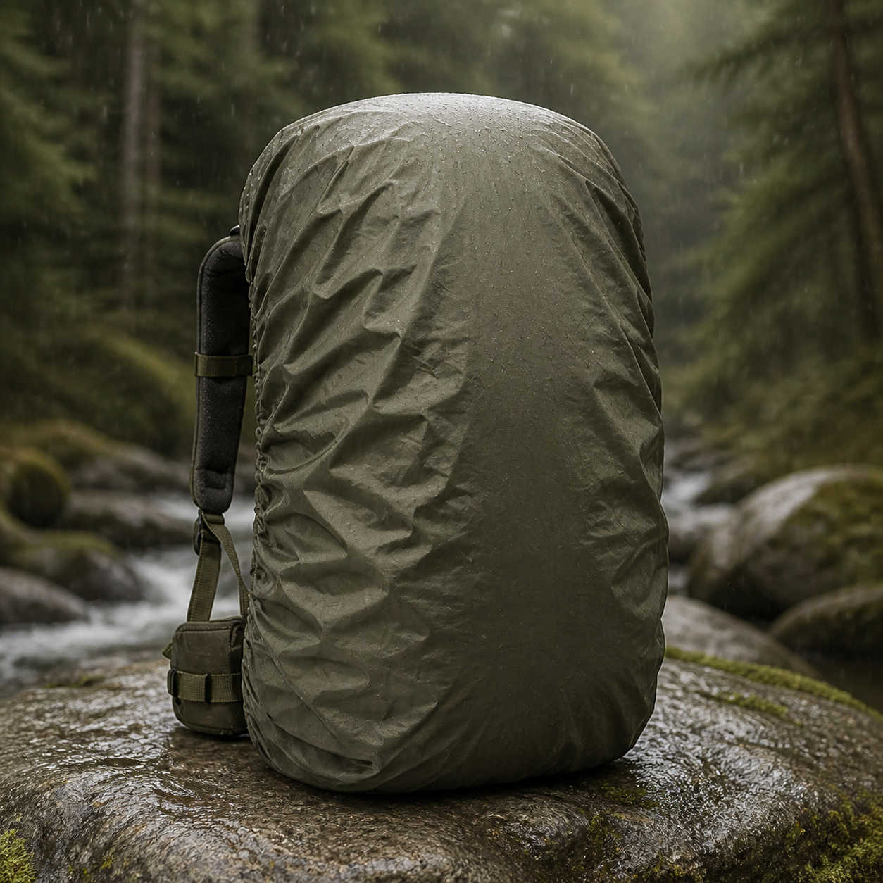 AdrianOutdoor Waterproof Hiking Backpack Rain Cover — view 6 of 6
