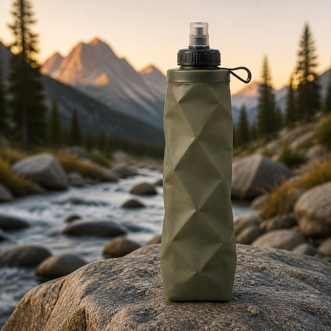 AdrianOutdoor Collapsible Water Bottle Camping — view 6 of 6