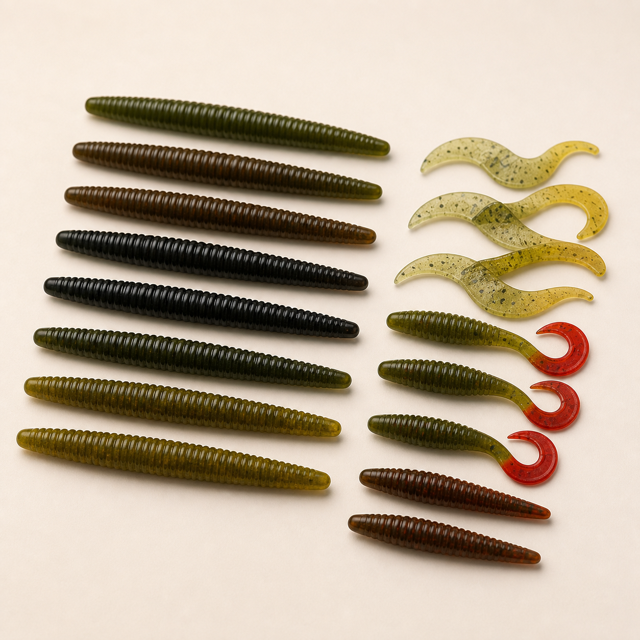 AdrianOutdoor Soft Plastic Fishing Lure Kit — view 1 of 6