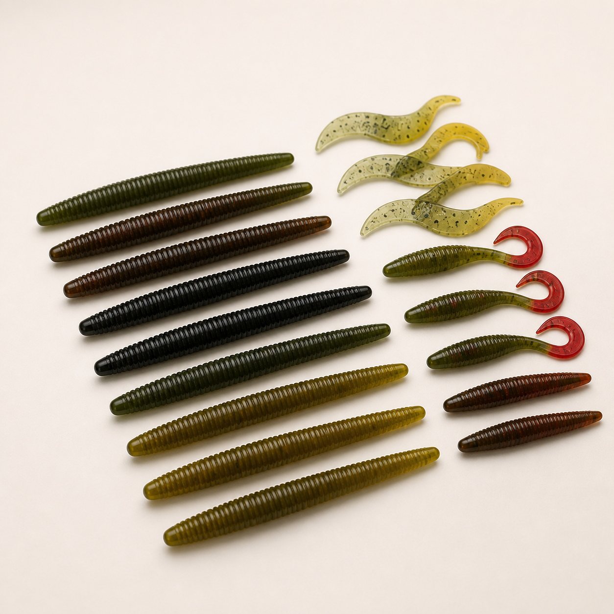 AdrianOutdoor Soft Plastic Fishing Lure Kit — view 2 of 6