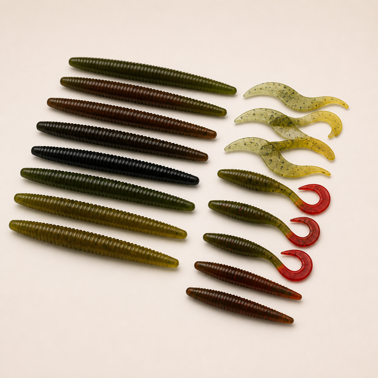 AdrianOutdoor Soft Plastic Fishing Lure Kit — view 3 of 6
