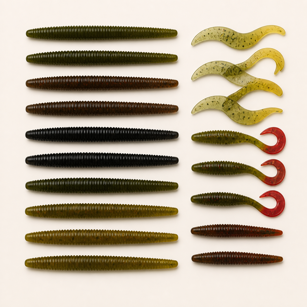 AdrianOutdoor Soft Plastic Fishing Lure Kit — view 4 of 6