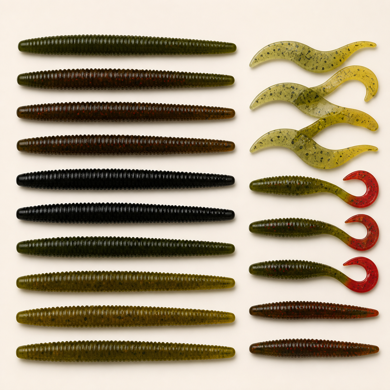 AdrianOutdoor Soft Plastic Fishing Lure Kit — view 5 of 6