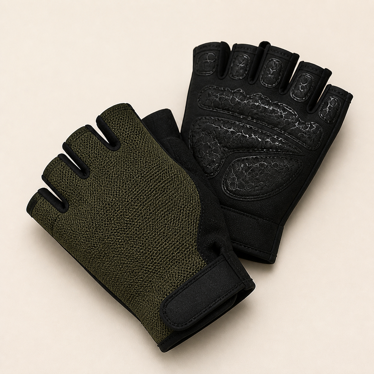 AdrianOutdoor Half Finger Cycling Gloves Anti Slip — view 2 of 6