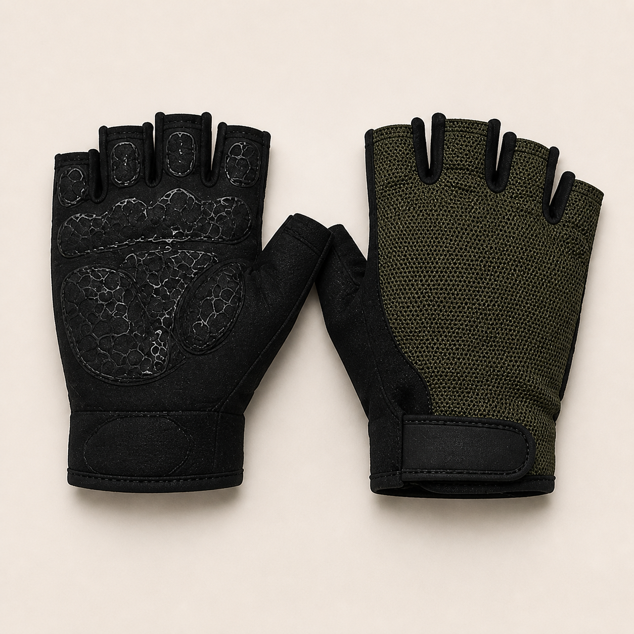 AdrianOutdoor Half Finger Cycling Gloves Anti Slip — view 4 of 6