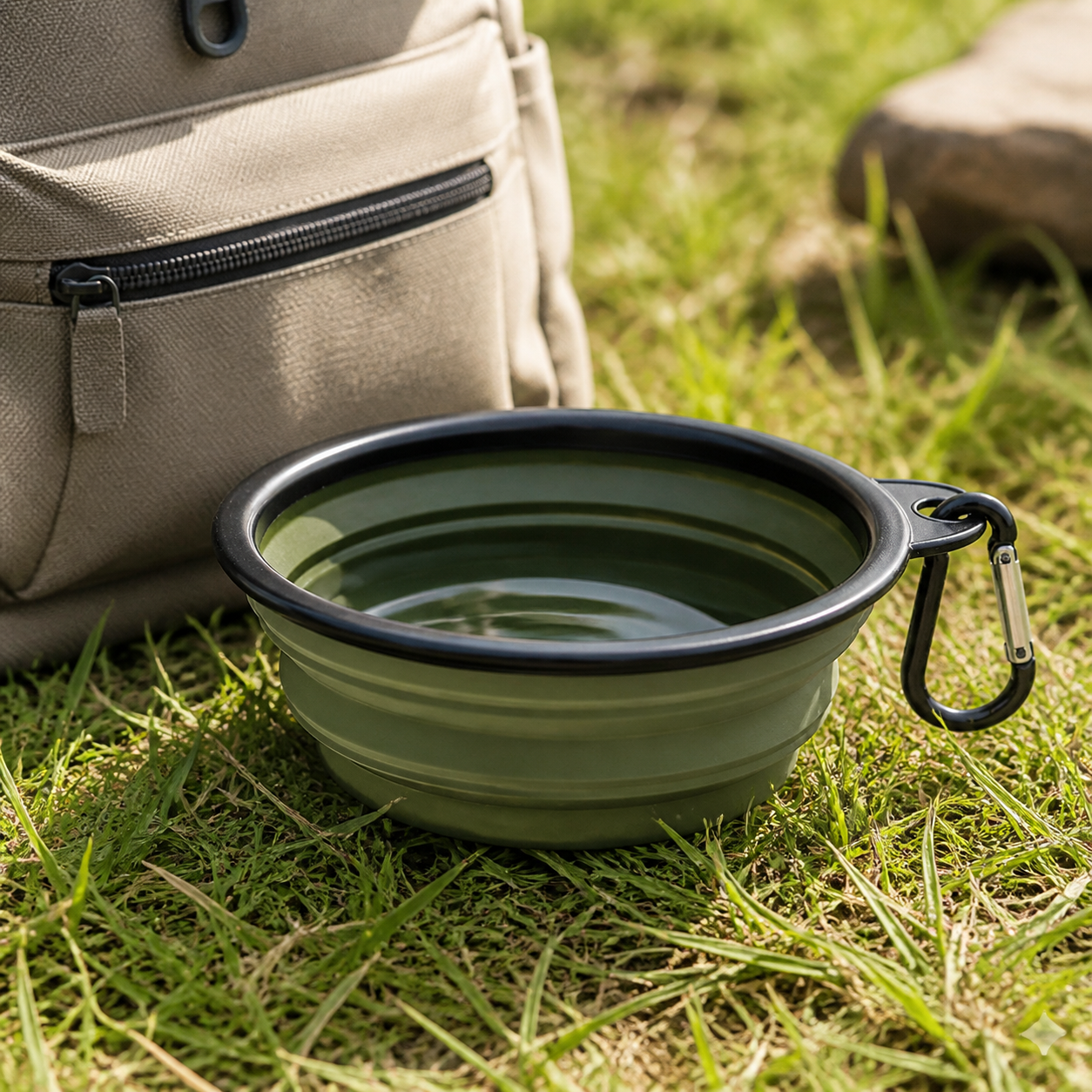 AdrianOutdoor Portable Collapsible Dog Water Bowl — view 6 of 6