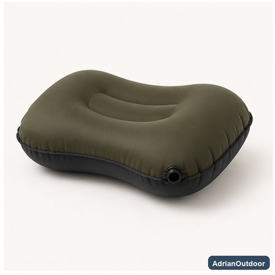 Ergonomic Inflatable Camping Pillow