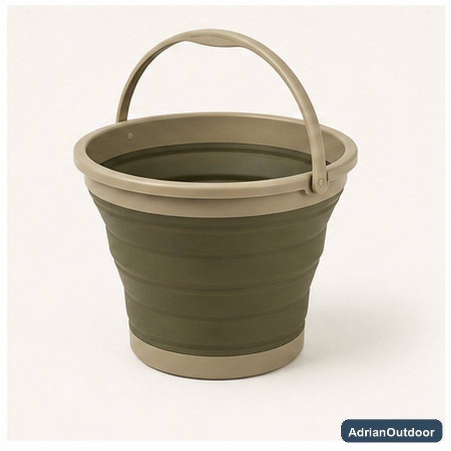 Foldable Camping Water Bucket