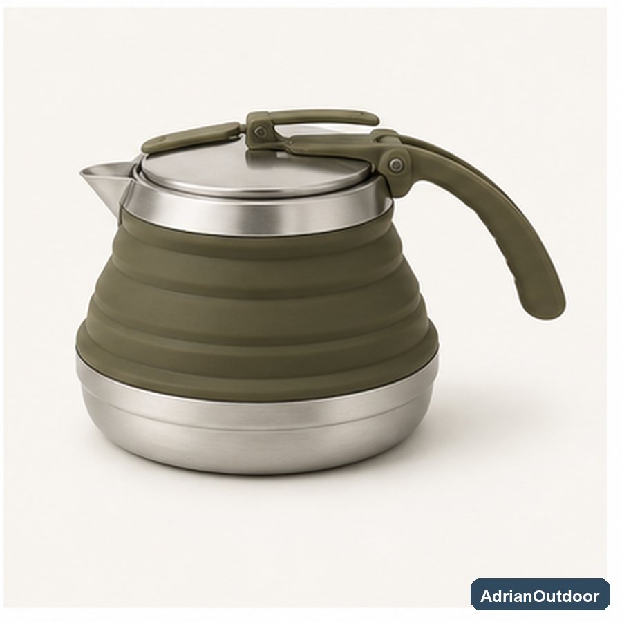 Collapsible Silicone Camping Kettle